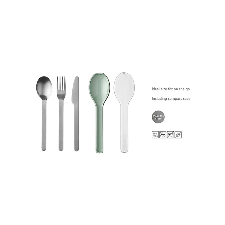 Mepal ellipse bestekset 3-delig nordic blue