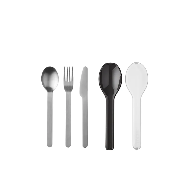 Mepal ellipse bestekset 3-delig nordic black