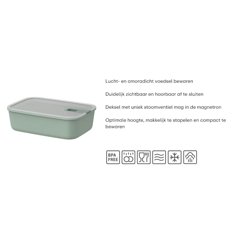 Mepal EasyClip 2.0 vershouddoos 1500 ml nordic sage