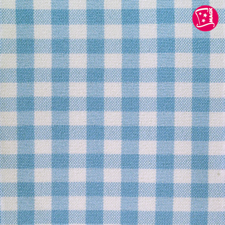 Sjaal / shawl blauw wit