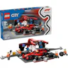 LEGO® City 60443 F1® pitstop en pitcrew met Ferrari auto