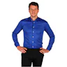 Herenhemd Basic colour blauw