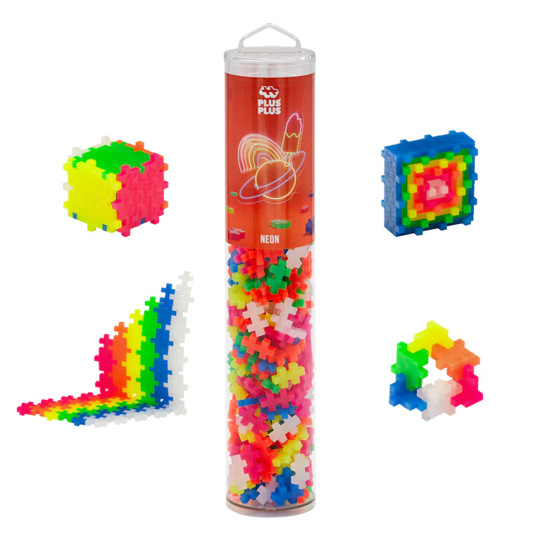 Plus-Plus tube neon: 240 stuks (4186)