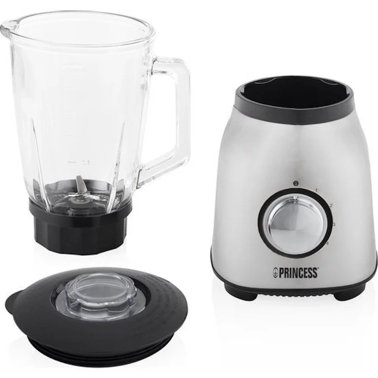 Princess Rvs Princess Blender RVS 1000 1.5L glazen kan 1000W | Coppens Warenhuis