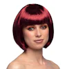 Pruik Cabaret Mahonie rood