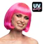 Pruik Cabaret neon roze