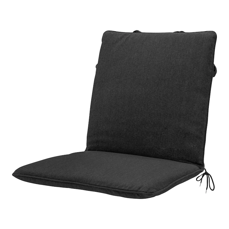 Madison stapelstoel tuinkussen black eco