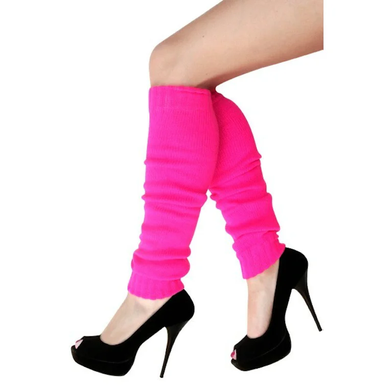 Beenwarmers neon pink