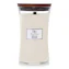 WoodWick white teak large candle