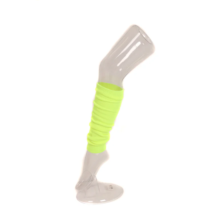 Beenwarmers neon geel