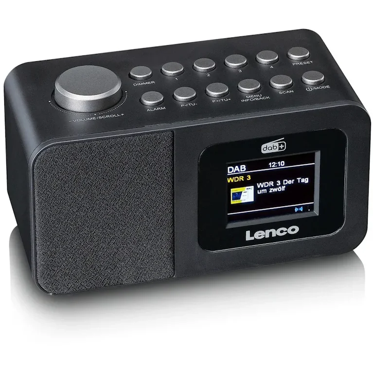 Lenco wekkerradio CR-625BK