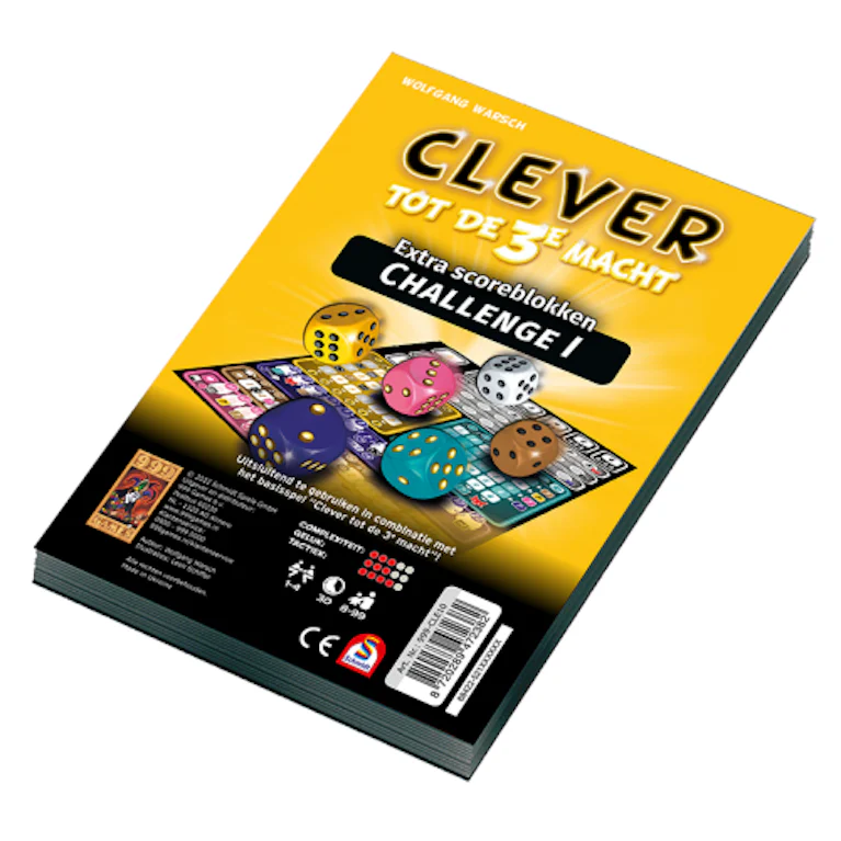Scoreblok Clever tot de 3e macht Challenge twee stuks