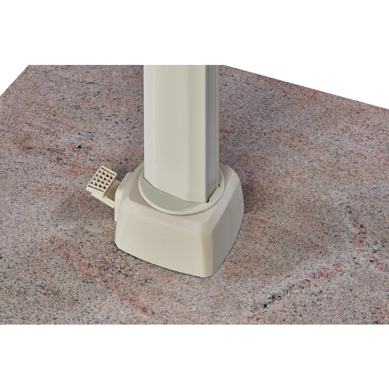 Platinum Challenger zweefparasol T2 Premium 2.6x3.5 Sandstone frame Champagne doek