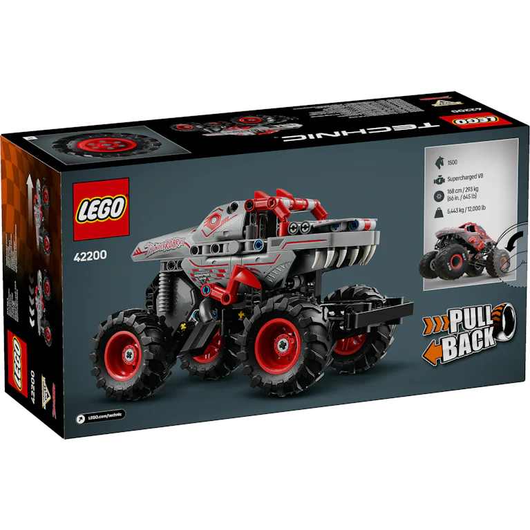 LEGO® Technic 42200 Monster Jam™ ThunderROARus™ pull-back