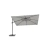 Platinum Challenger zweefparasol T2 premium 2.60x3.50 Antraciet frame Manhattan licht grijs doek