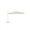 Platinum Challenger zweefparasol T2 Premium 2.6x3.5 Sandstone frame Champagne doek