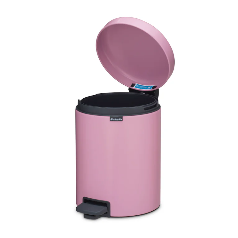 Brabantia pedaalemmer NewIcon 5 liter lilac pink