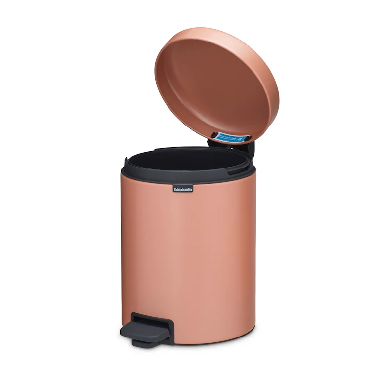 Brabantia pedaalemmer NewIcon 5 liter warm Copper