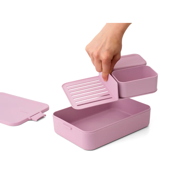 Brabantia Make & Take Bento Lunchbox large Lilac Pink