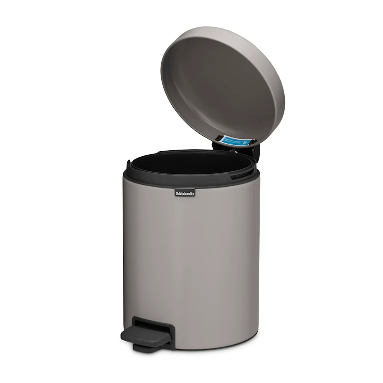 Brabantia pedaalemmer NewIcon 5 liter soft grey