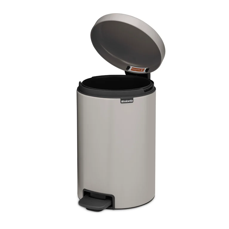 Brabantia pedaalemmer NewIcon 12 liter soft grey